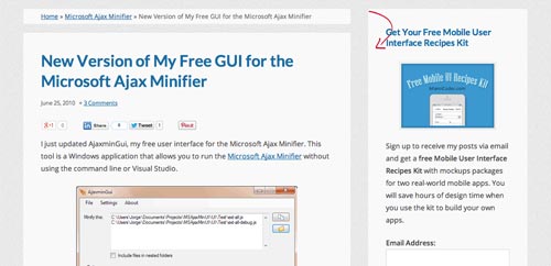 Herramientas para comprimir codigo JavaScript: Microsoft Ajax Minifier