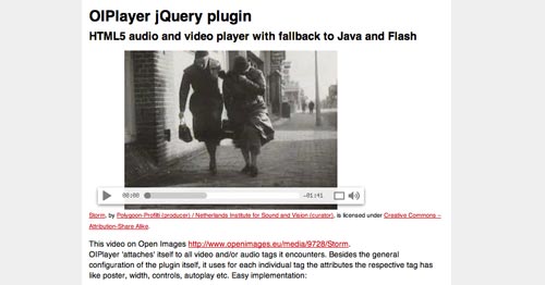Plugin Jquery para reproducir audio en tu sitio: OlPlayer