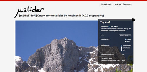 Plugin jQuery para incluir slider de imágenes adaptativos: uSlider