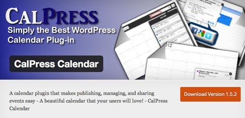 Plugin WordPress para añadir calendarios con eventos a tu sitio: CalPress Calendar