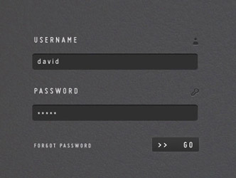 Archivos PSD gratuitos de formularios web que emplean colores oscuros: Clean & Stylish Login Form