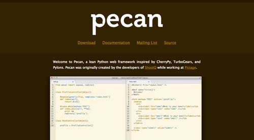 listado-python-frameworks-pecan