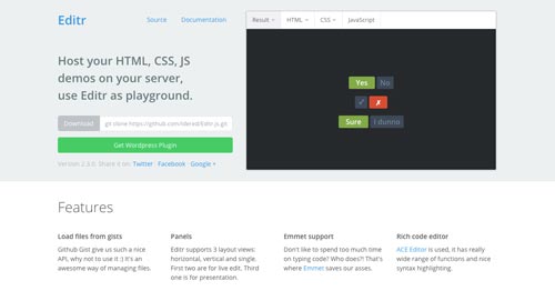 Editor JavaScript en línea para depurar errores y realizar pruebas: Editr