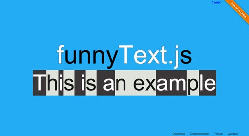 plugin-jquery-animar-texto-FunnyTextjs