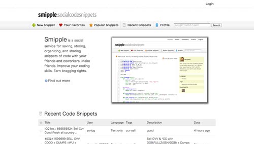 sitios-web-desarrolladores-encontrar-code-snippets-Smipple