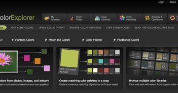 Herramienta web para generar paletas de colores Color Explorer