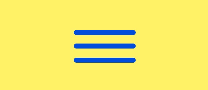 Hamburger Menu: Solución para diseño en móviles