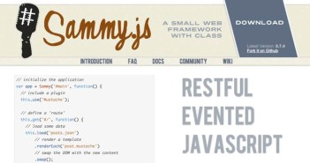 JavaScript Framework Sammy.js