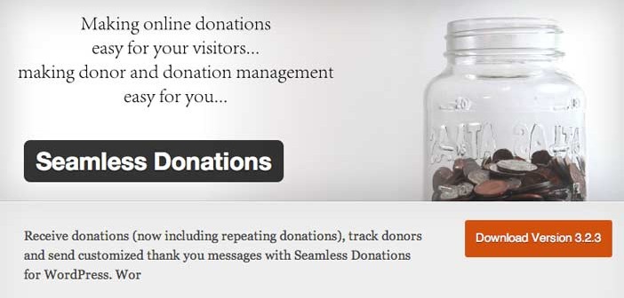Plugin Wordpress para campañas de donación: Seamless Donations
