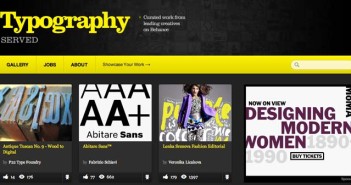 Sitios web donde encontrar ideas inspiradoras: Typography