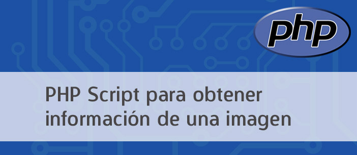 PHP Script para obtener información de una imagen