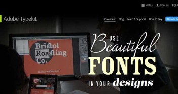 Recursos online para diseño tipográfico: Adobe Typekit