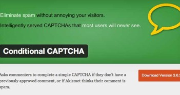 5 plugin Wordpress para añadir verificación Captcha: Conditional Captcha