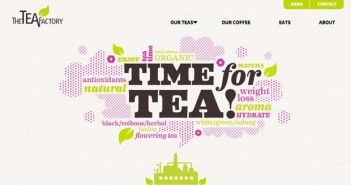 Ejemplos de pagina web con uso de patrones de diseño: The Tea Factory