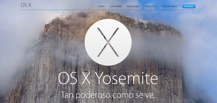 Novedades del sistema operativo Mac OS Yosemite