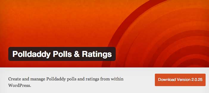 Widget Wordpress populares para blog: Polldaddy Polls & Rating
