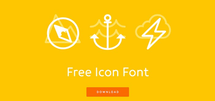 Tipografías gratis diseñadas en base a iconos: Icon Works