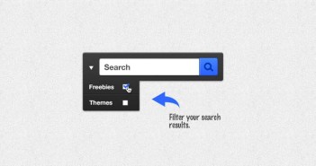 Archivos PSD gratuitos de formularios web que emplean colores oscuros: Search Box