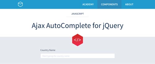 Plugin jQuery para implementar función Autocompletar en tu sitio: Ajax Autocomplete for jQuery