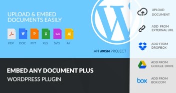 Plugins Wordpress para Dropbox: Embed Any Document Plus