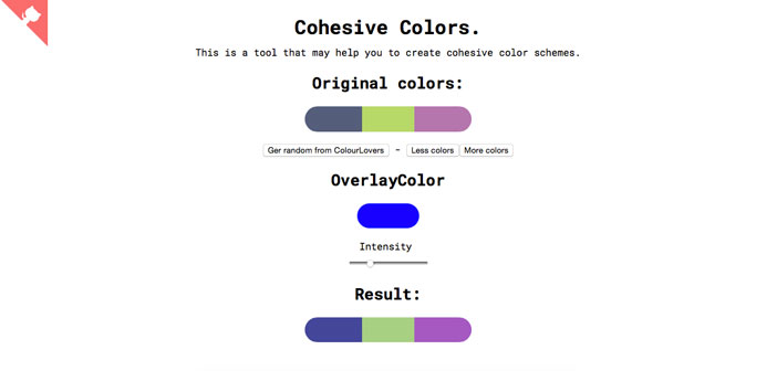 Herramientas para generar paletas de colores que todo diseñador debería conocer: Cohesive Colors